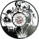 Africa Animals Zegar Ścienny Płyta Winylowa Nowoczesny Dekoracyjny Na Prezent Urodziny W2963