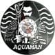 Aquaman Zegar Ścienny Płyta Winylowa Nowoczesny Dekoracyjny Na Prezent Urodziny W2982