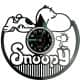 Snoopy Zegar Ścienny Płyta Winylowa Nowoczesny Dekoracyjny Na Prezent Urodziny W2986