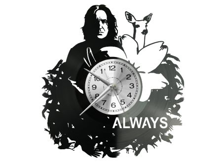 Severus Snape Zegar Ścienny Płyta Winylowa Nowoczesny Dekoracyjny Na Prezent Urodziny W2915S