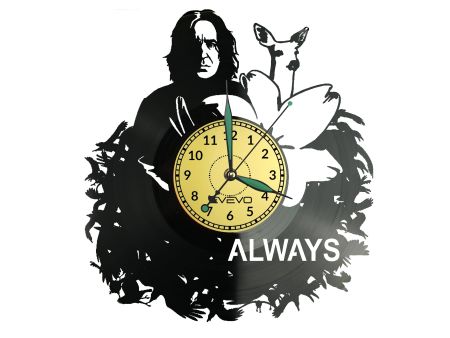 Severus Snape Zegar Ścienny Płyta Winylowa Nowoczesny Dekoracyjny Na Prezent Urodziny W2915R