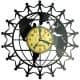 Mapa Świata Zegar Ścienny Płyta Winylowa Nowoczesny Dekoracyjny Na Prezent Urodziny W2968R