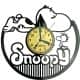 Snoopy Zegar Ścienny Płyta Winylowa Nowoczesny Dekoracyjny Na Prezent Urodziny W2986R