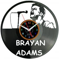 Bryan Adams Zegar Ścienny Płyta Winylowa Nowoczesny Dekoracyjny Na Prezent Urodziny W3001