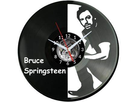 Bruce Springsteen Zegar Ścienny Płyta Winylowa Nowoczesny Dekoracyjny Na Prezent Urodziny W3002