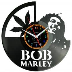 Bob Marley Zegar Ścienny Płyta Winylowa Nowoczesny Dekoracyjny Na Prezent Urodziny W3005