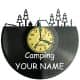 Camping Twoja Nazwa Zegar Ścienny Płyta Winylowa Nowoczesny Dekoracyjny Na Prezent Urodziny W3008