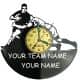 Rugby Twoja Nazwa Twoje Imię Zegar Ścienny Płyta Winylowa Nowoczesny Dekoracyjny Na Prezent Urodziny W3018