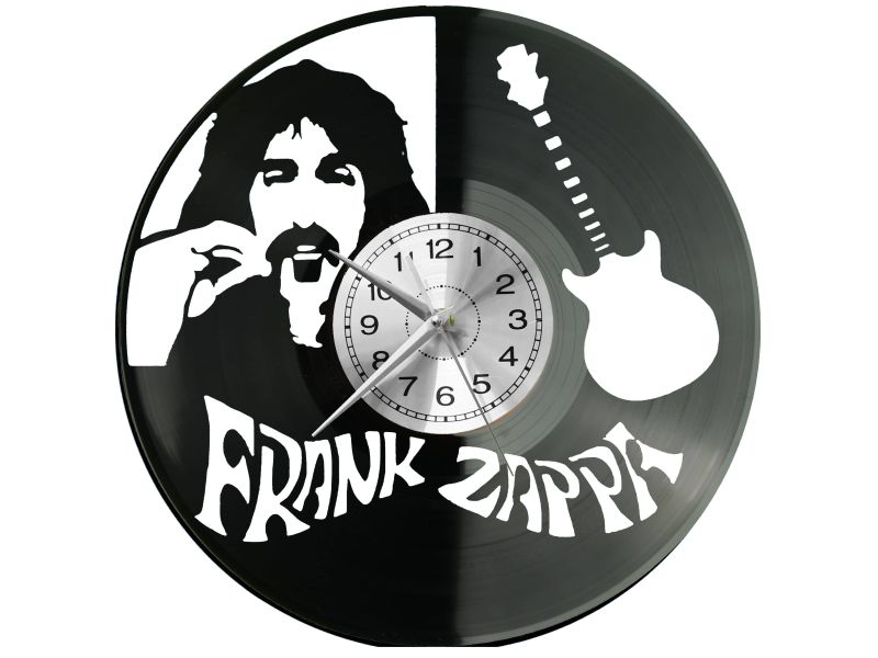 Frank Zappa Zegar Ścienny Płyta Winylowa Nowoczesny Dekoracyjny Na Prezent Urodziny W3091