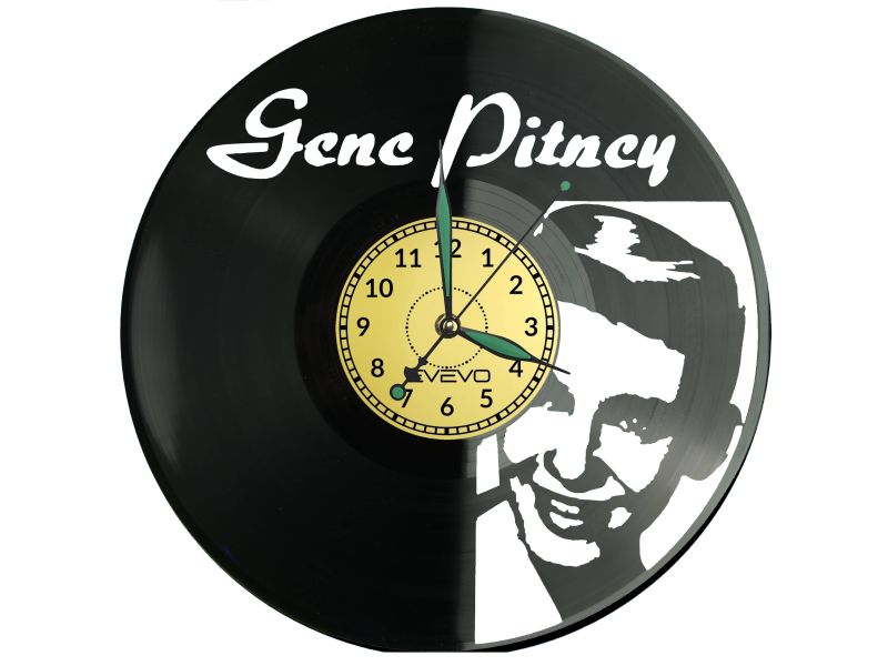 Gene Pitney Zegar Ścienny Płyta Winylowa Nowoczesny Dekoracyjny Na Prezent Urodziny W3092