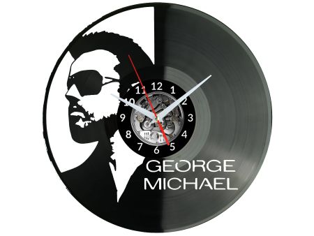  George Michael Zegar Ścienny Płyta Winylowa Nowoczesny Dekoracyjny Na Prezent Urodziny W3094