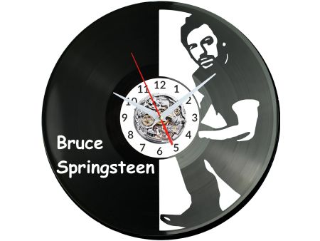 Bruce Springsteen Zegar Ścienny Płyta Winylowa Nowoczesny Dekoracyjny Na Prezent Urodziny W3002S