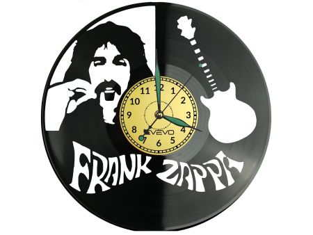 Frank Zappa Zegar Ścienny Płyta Winylowa Nowoczesny Dekoracyjny Na Prezent Urodziny W3091S