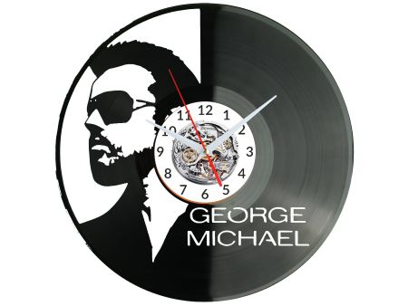  George Michael Zegar Ścienny Płyta Winylowa Nowoczesny Dekoracyjny Na Prezent Urodziny W3094S