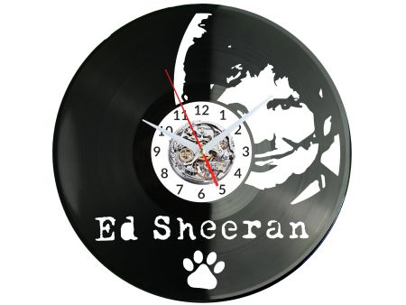 Ed Sheeran Zegar Ścienny Płyta Winylowa Nowoczesny Dekoracyjny Na Prezent Urodziny W3081R