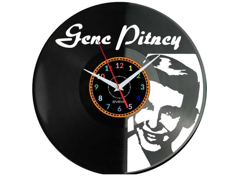 Gene Pitney Zegar Ścienny Płyta Winylowa Nowoczesny Dekoracyjny Na Prezent Urodziny W3092R