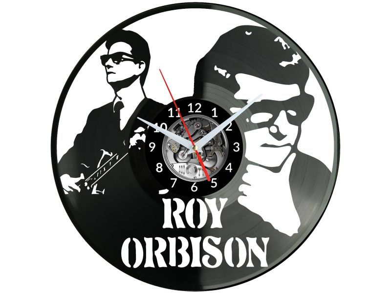 Roy Orbison Zegar Ścienny Płyta Winylowa Nowoczesny Dekoracyjny Na Prezent Urodziny W3124