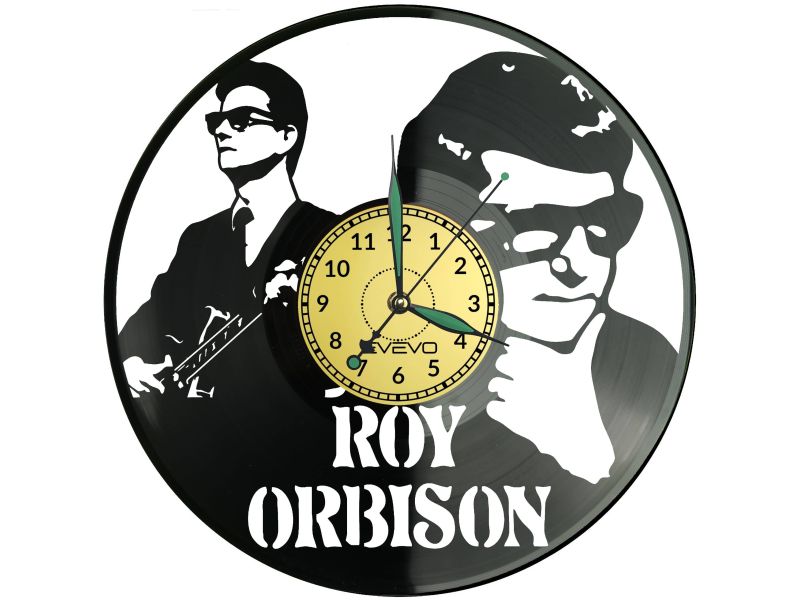 Roy Orbison Zegar Ścienny Płyta Winylowa Nowoczesny Dekoracyjny Na Prezent Urodziny W3124