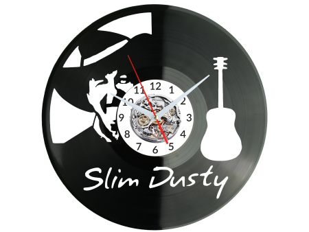 Slim Dusty Zegar Ścienny Płyta Winylowa Nowoczesny Dekoracyjny Na Prezent Urodziny W3128