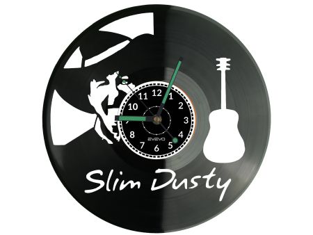 Slim Dusty Zegar Ścienny Płyta Winylowa Nowoczesny Dekoracyjny Na Prezent Urodziny W3128