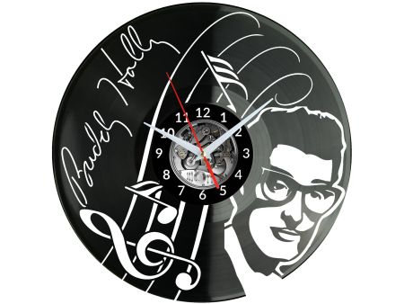 Buddy Holly Zegar Ścienny Płyta Winylowa Nowoczesny Dekoracyjny Na Prezent Urodziny W3130