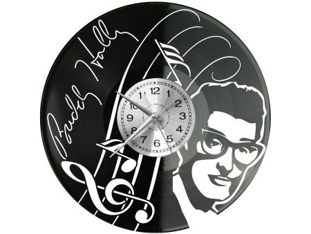 Buddy Holly Zegar Ścienny Płyta Winylowa Nowoczesny Dekoracyjny Na Prezent Urodziny W3130