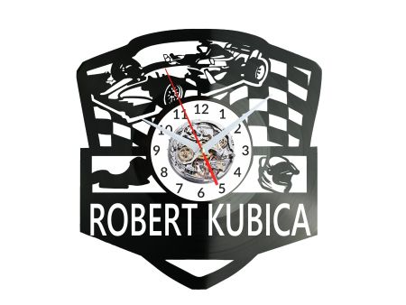 Robert Kubica Zegar Ścienny Płyta Winylowa Nowoczesny Dekoracyjny Na Prezent Urodziny W3221