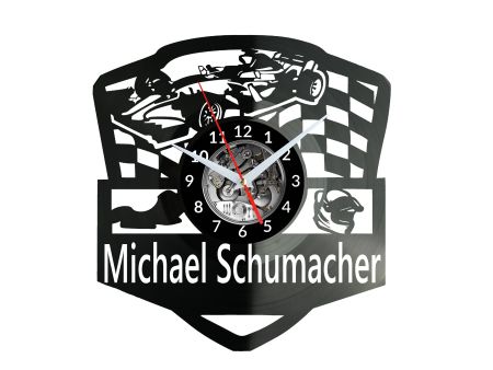 Michael Schumacher Zegar Ścienny Płyta Winylowa Nowoczesny Dekoracyjny Na Prezent Urodziny W3225