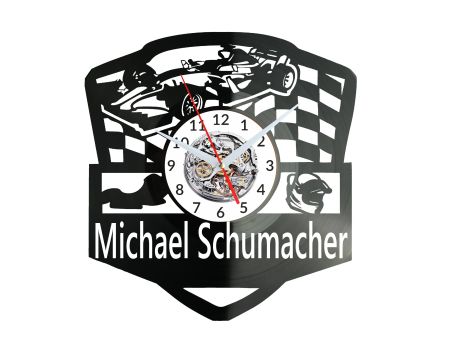 Michael Schumacher Zegar Ścienny Płyta Winylowa Nowoczesny Dekoracyjny Na Prezent Urodziny W3225