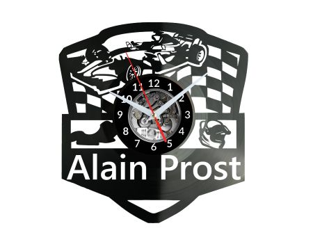 Alain Prost Zegar Ścienny Płyta Winylowa Nowoczesny Dekoracyjny Na Prezent Urodziny W3228