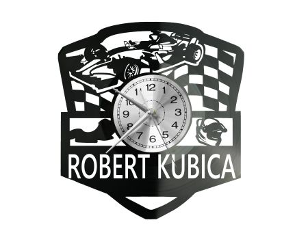 Robert Kubica Zegar Ścienny Płyta Winylowa Nowoczesny Dekoracyjny Na Prezent Urodziny W3221R