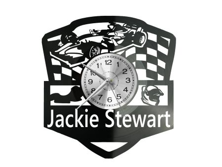 Jackie Stewart Zegar Ścienny Płyta Winylowa Nowoczesny Dekoracyjny Na Prezent Urodziny W3233R