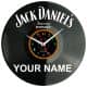Whisky Twoje Imię Zegar Ścienny Płyta Winylowa Nowoczesny Dekoracyjny Na Prezent Urodziny W3281R