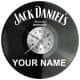 Whisky Twoje Imię Zegar Ścienny Płyta Winylowa Nowoczesny Dekoracyjny Na Prezent Urodziny W3281R