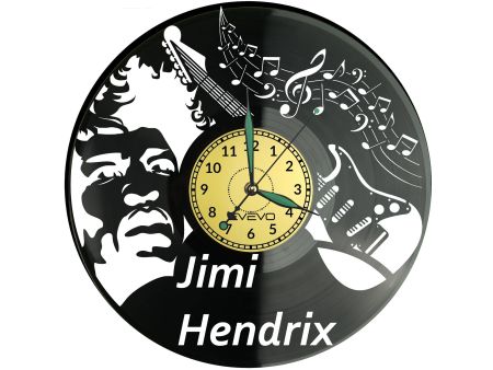 Jimi Hendrix Zegar Ścienny Płyta Winylowa Nowoczesny Dekoracyjny Na Prezent Urodziny W3313