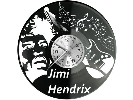 Jimi Hendrix Zegar Ścienny Płyta Winylowa Nowoczesny Dekoracyjny Na Prezent Urodziny W3313