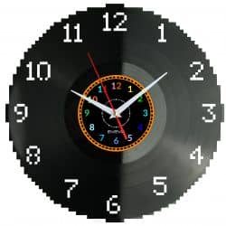 Zegar Pixel Zegar Ścienny Płyta Winylowa Nowoczesny Dekoracyjny Na Prezent Urodziny W3367