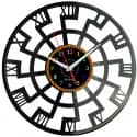 Zegar Cyfry Rzymskie Zegar Ścienny Płyta Winylowa Nowoczesny Dekoracyjny Na Prezent Urodziny W3370