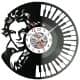 Fryderyk Chopin Zegar Ścienny Płyta Winylowa Nowoczesny Dekoracyjny Na Prezent Urodziny W3380