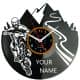  Motocross Twoje Imię Zegar Ścienny Płyta Winylowa Nowoczesny Dekoracyjny Na Prezent Urodziny W3301S