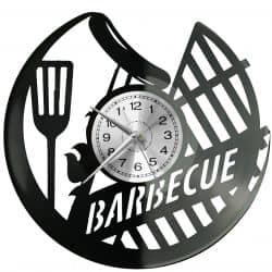 Barbecue Zegar Ścienny Płyta Winylowa Nowoczesny Dekoracyjny Na Prezent Urodziny W3319S