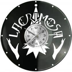 Lacrimosa Zegar Ścienny Płyta Winylowa Nowoczesny Dekoracyjny Na Prezent Urodziny W3324S
