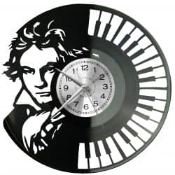 Fryderyk Chopin Zegar Ścienny Płyta Winylowa Nowoczesny Dekoracyjny Na Prezent Urodziny W3380S
