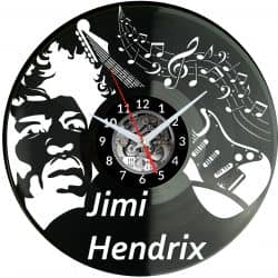 Jimi Hendrix Zegar Ścienny Płyta Winylowa Nowoczesny Dekoracyjny Na Prezent Urodziny W3313R