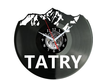 Tatry Zegar Ścienny Płyta Winylowa Nowoczesny Dekoracyjny Na Prezent Urodziny W3508