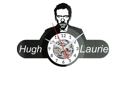 Hugh Laurie Zegar Ścienny Płyta Winylowa Nowoczesny Dekoracyjny Na Prezent Urodziny W3519