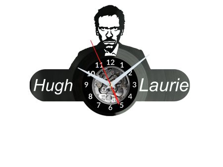 Hugh Laurie Zegar Ścienny Płyta Winylowa Nowoczesny Dekoracyjny Na Prezent Urodziny W3519