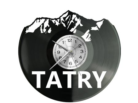 Tatry Zegar Ścienny Płyta Winylowa Nowoczesny Dekoracyjny Na Prezent Urodziny W3508R