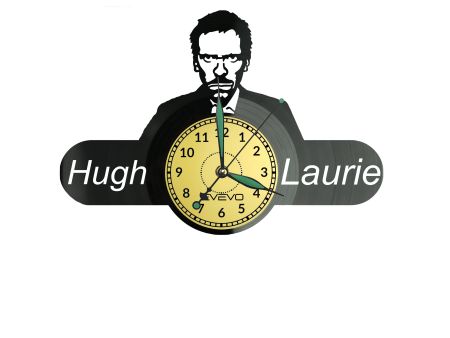 Hugh Laurie Zegar Ścienny Płyta Winylowa Nowoczesny Dekoracyjny Na Prezent Urodziny W3519R