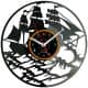  Zegar Żeglarza Żaglowiec Morski Zegar Ścienny Płyta Winylowa Nowoczesny Dekoracyjny Na Prezent Urodziny W3569R